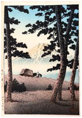 Evening at Tago Bay by Kawase Hasui