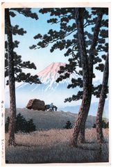 Evening at Tago Bay by Kawase Hasui