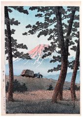 Evening at Tagonoura by Kawase Hasui