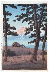 Evening at Tagonoura by Kawase Hasui