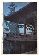 Evening in Nara by Hiroshi Yoshida