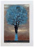 Evening Tree (Blue) by Joichi Hoshi