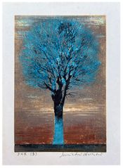 Evening Tree (Blue) by Joichi Hoshi