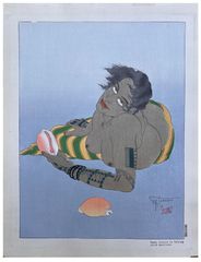 Femme Tatouee de Falalap by Paul Jacoulet