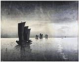 Fishing Boats by Ohara Koson