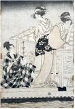 Fishing with a Scoop Net by Utamaro