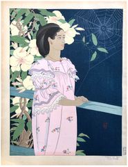 Fleurs du Soir by Paul Jacoulet