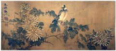 Flowers and Bird by Ji Xuan Painting