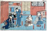 Four Kabuki Actors by Utagawa Kunisada