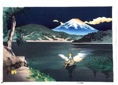 Fuji from Lake Ashi by Yoshimoto Masao