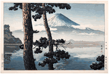 Fuji from Lake Kawaguchi by Tsuchiya Koitsu 1st Ed.