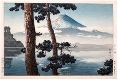 Fuji from Lake Kawaguchi by Tsuchiya Koitsu 1st Ed.