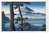 Fuji from Lake Kawaguchi by Tsuchiya Koitsu