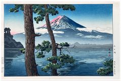 Fuji from Lake Kawaguchi by Tsuchiya Koitsu