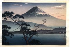 Fuji from Lake Sai by Tsuchiya Koitsu 1st Ed.
