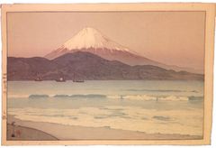 Fuji from Miho by Hiroshi Yoshida ***POSTHUMOUS***
