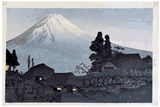 Fuji from Mizukubo by Hiroaki Shotei