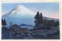 Fuji From Mizukubo by Shotei Takahashi