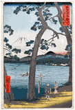 Fuji Seen from the Left on the Tokaido Road by Ando Hiroshige