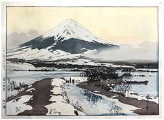 Fujiyama from Kawaguchi Lake by Hiroshi Yoshida