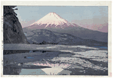 Fujiyama from Okitsu by Hiroshi Yoshida