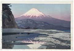 Fujiyama from Okitsu by Hiroshi Yoshida