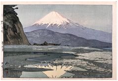Fujiyama from Okitsu by Hiroshi Yoshida