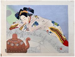 Fumee de Santal Mandchoukuo by Paul Jacoulet