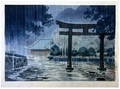 Futarazan Shrine in Nikko by Tsuchiya Koitsu 1st Ed.