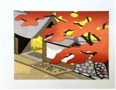 Gate Entrance in Autumn by Ido Masao