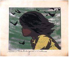 Girl in Wind by Tadashi Nakayama