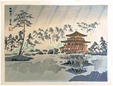 Golden Pavilion by Tomichikiro Tokuriki