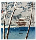 Golden Pavilion by Tomichikiro Tokuriki