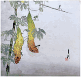Gourd and Wasp Nest by Ogata Gekko