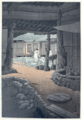 The Chunum Temple Kawase Hasui