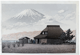 Mt Fuji from Narusawa by Kawase Hasui
