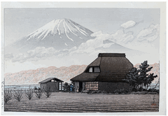Mt Fuji from Narusawa by Kawase Hasui