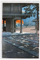 Heirin-ji Temple at Nobidome by Kawase Hasui 1st Ed.