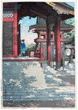 Fudo Temple in Meguro by Kawase Hasui