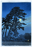 Moon at Magome by Kawase Hasui