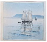 Morning at Takamatsu by Kawase Hasui 