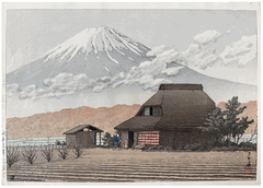 Mount Fuji from Narusawa by Kawase Hasui