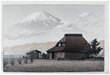 Mt Fuji from Narusawa by Kawase Hasui