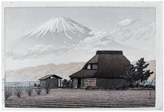Mt Fuji from Narusawa by Kawase Hasui