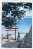 Nikko Chuzenji Lake by Kawase Hasui