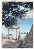 Nikko Chuzenji Lake by Kawase Hasui 