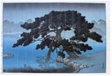 Onshi Park in Shiba by Kawase Hasui