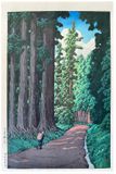 The Road to Nikko by Kawase Hasui