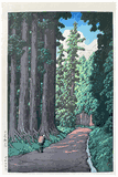 The Road to Nikko by Kawase Hasui