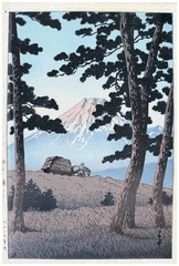 Evening at Tagonoura by Kawase Hasui